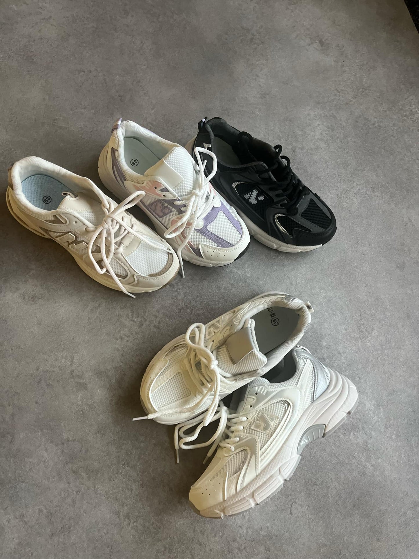 Trendy Purple Pink Sneakers Elara for Women | Stylish PU Leather Shoe