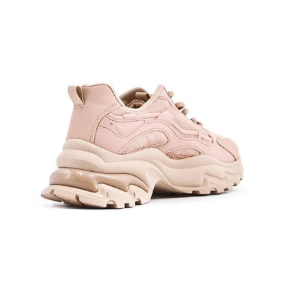 Sneaker Maud – Beige PU Leather Sneakers for Everyday Style