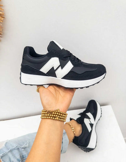 Sneaker Bo zwart-wit