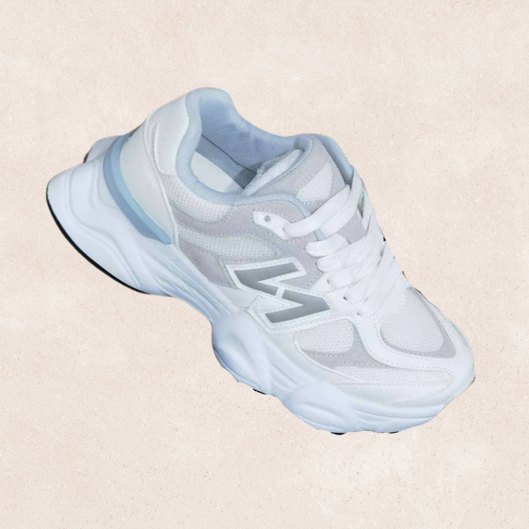 Sneaker Dana wit- lichtblauw | PRE-ORDER
