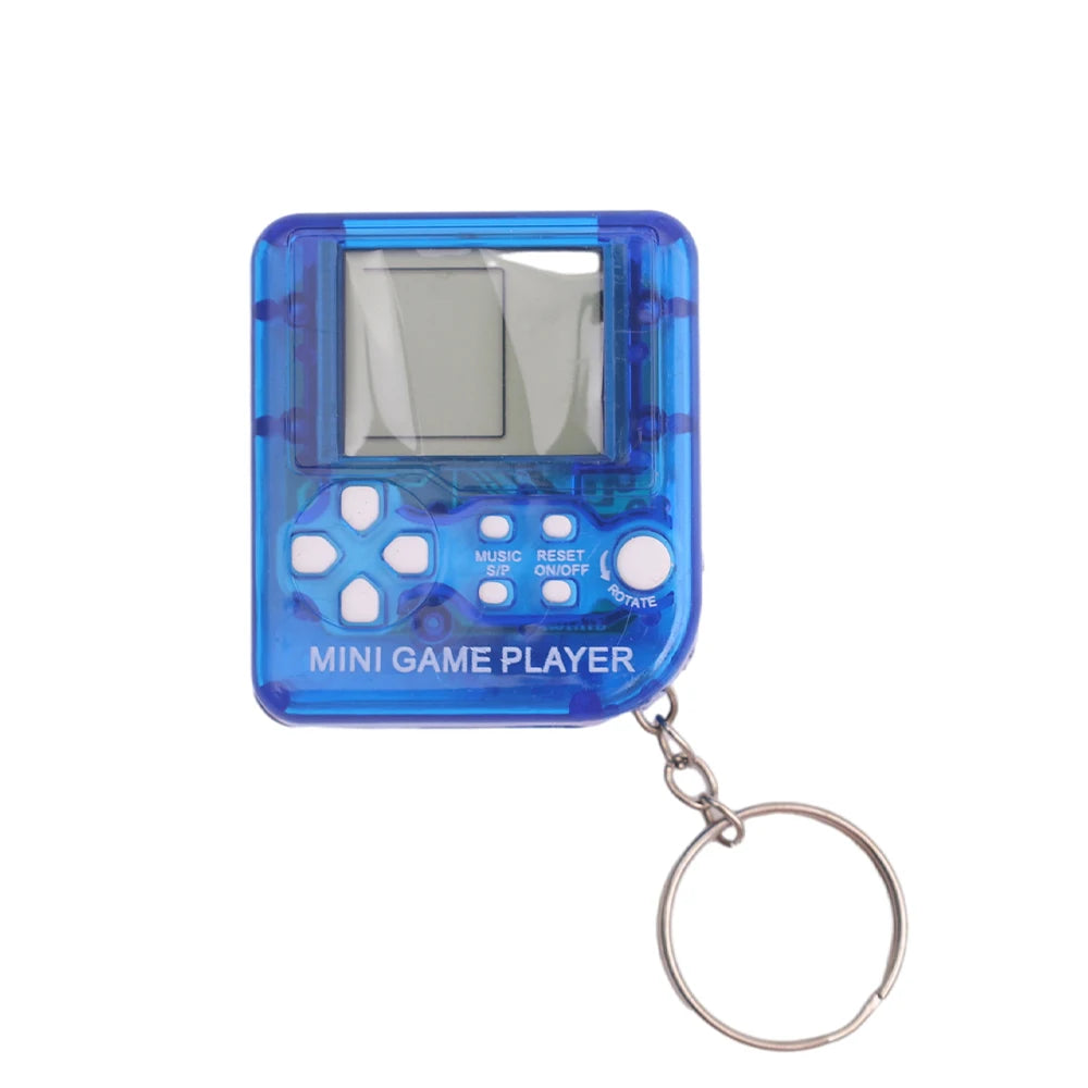 Mini Retro Handheld Game Keychain – 26 Games, Fun Gift for Kids