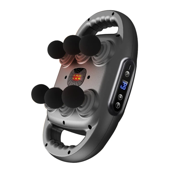 Fascia Gun Muscle Massager Gun – High Frequency, Six-Head Body & Shoulder Professional Massage Gun