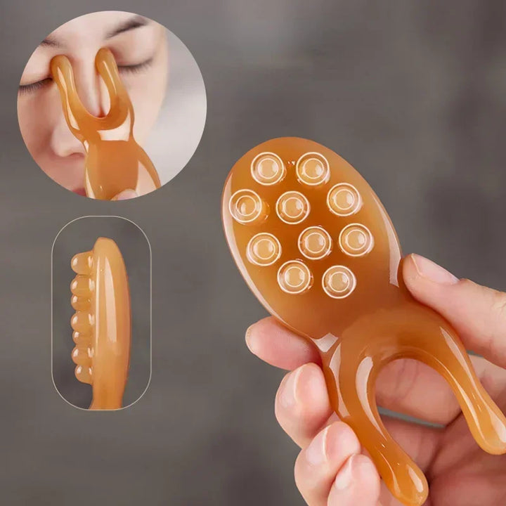 Resin Gua Sha Facial Massage Tool – Face Lifting, Sculpting & Puffiness Reduction