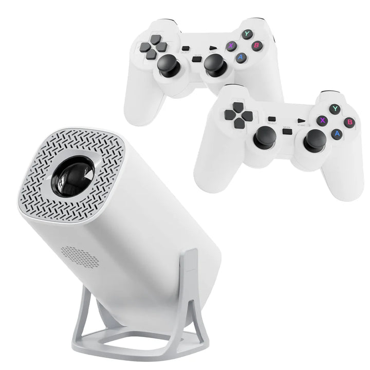 Android 11 Gaming Projector with 64GB TF Card, Wireless Controller & WiFi