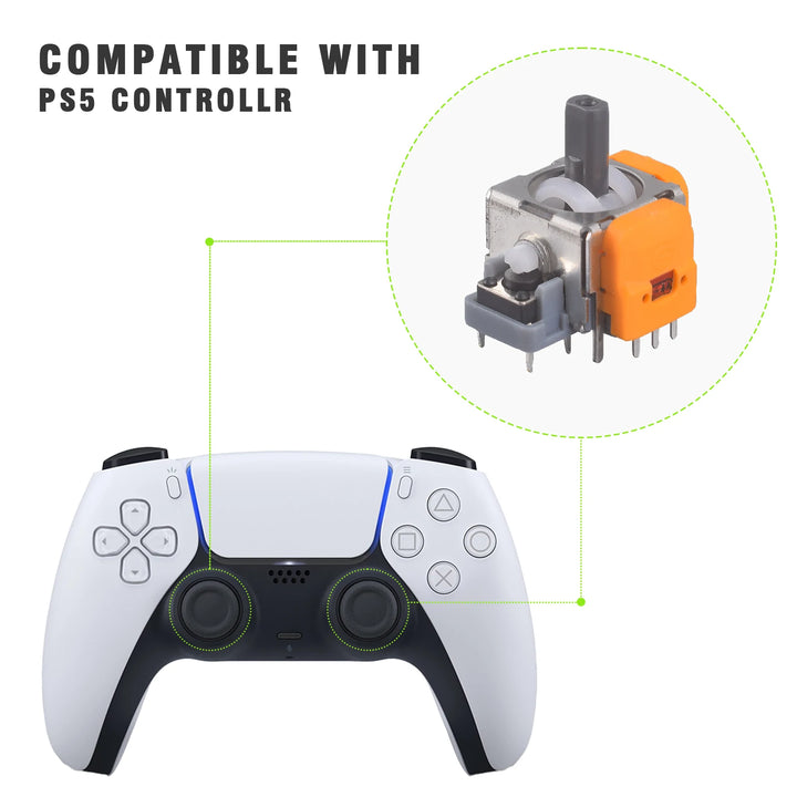 Replacement 3D Analog Joystick for PS5 DualSense Controller