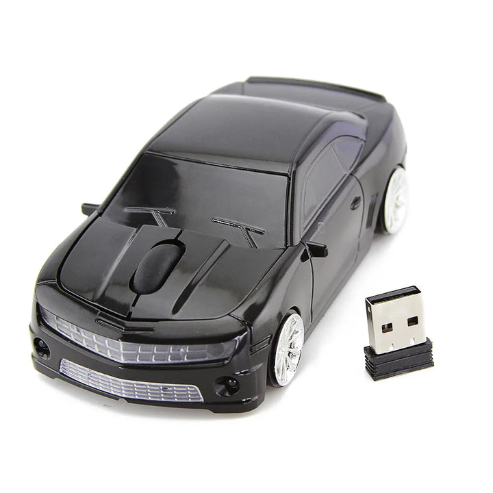Sports Car 2.4G Wireless Mouse USB for Laptop Office and Gaming