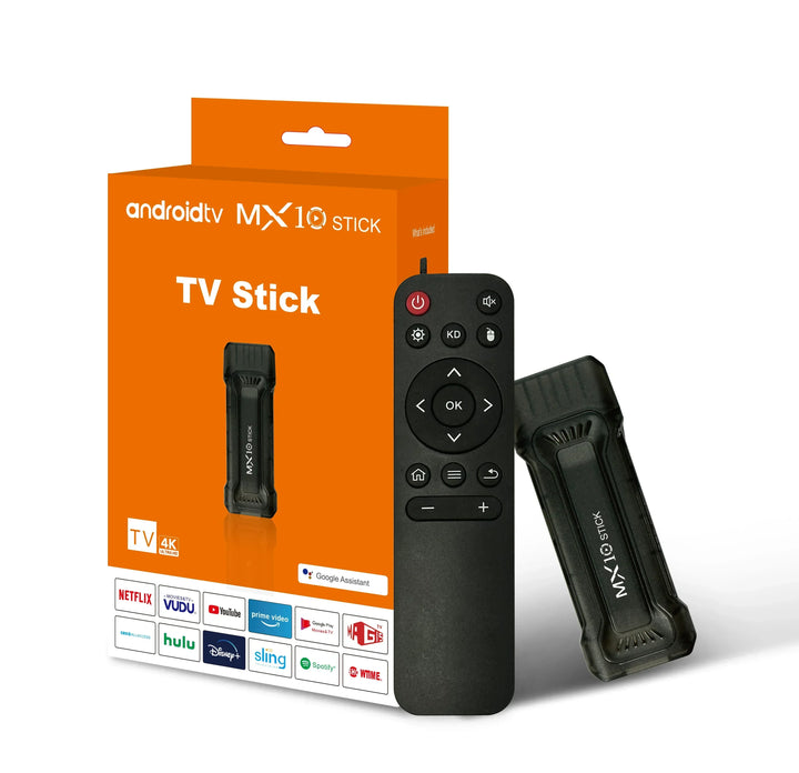 4K Android TV Stick with Dual Wi-Fi, HDR, 1GB RAM, 8GB Storage, Remote