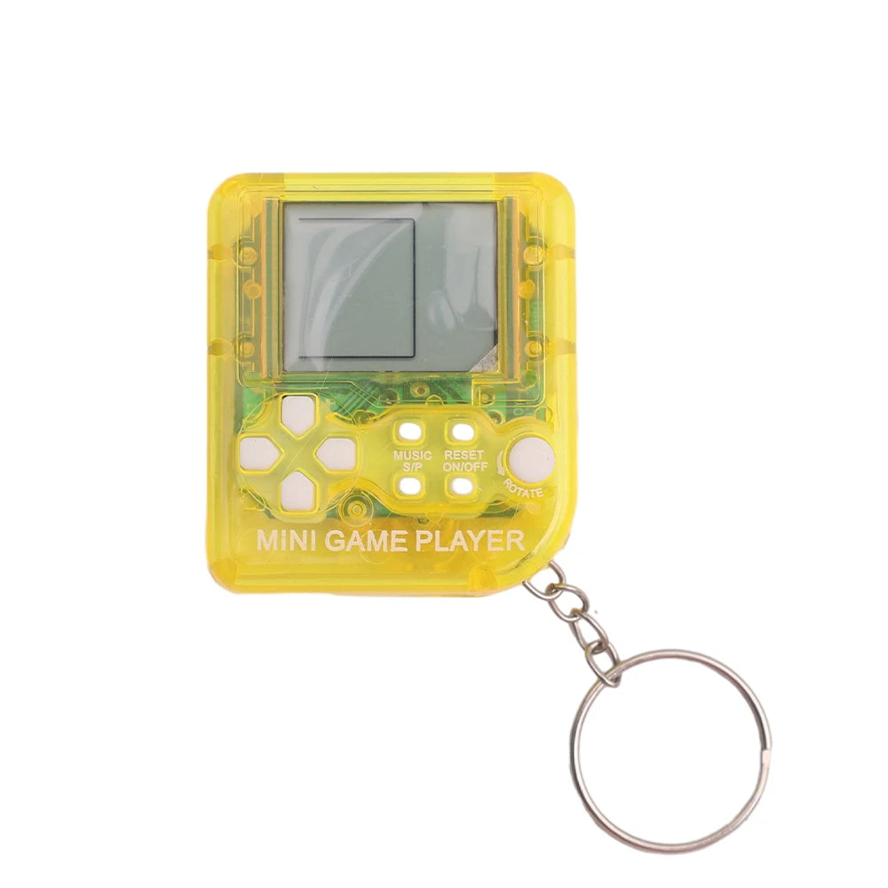 Mini Retro Handheld Game Keychain – 26 Games, Fun Gift for Kids