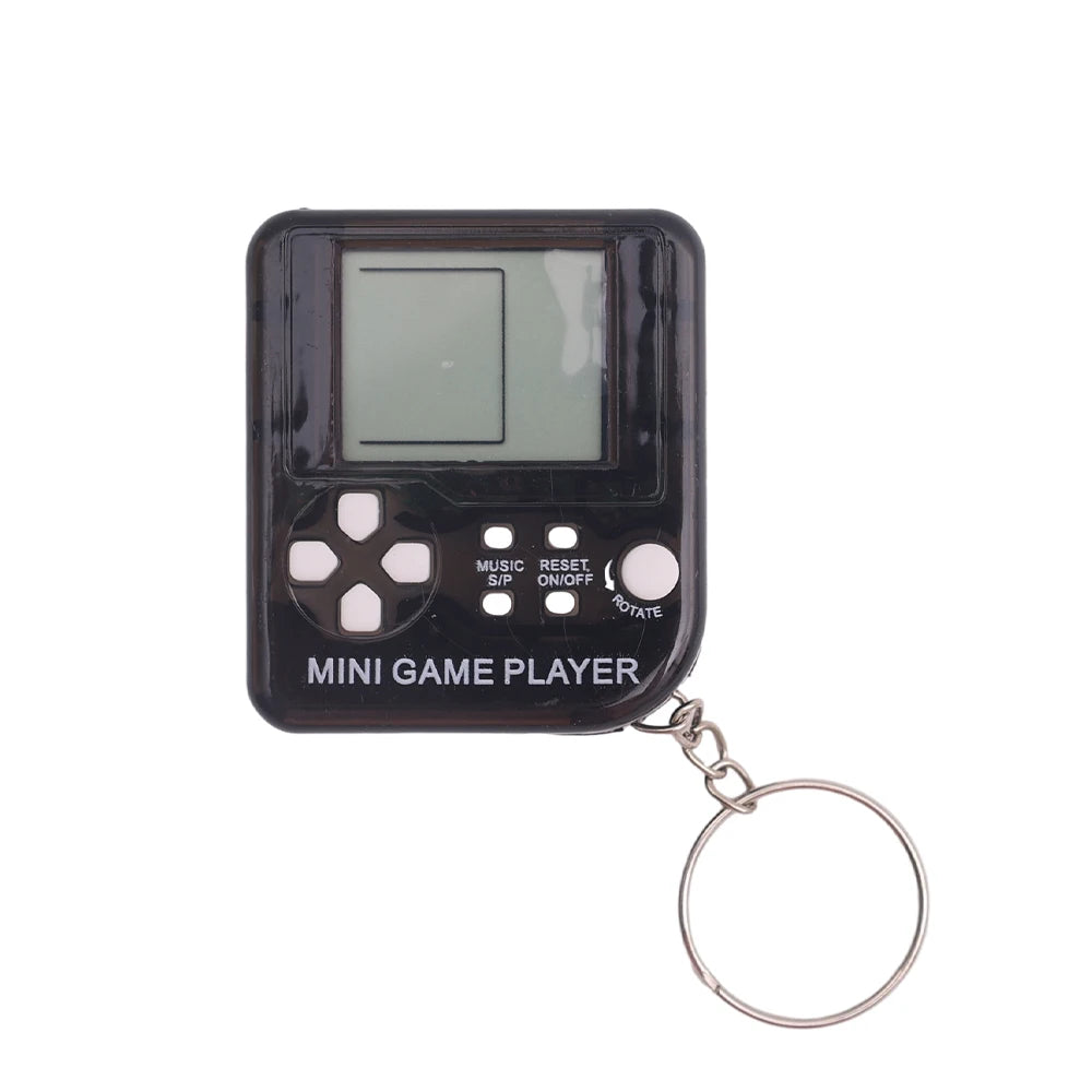 Mini Retro Handheld Game Keychain – 26 Games, Fun Gift for Kids