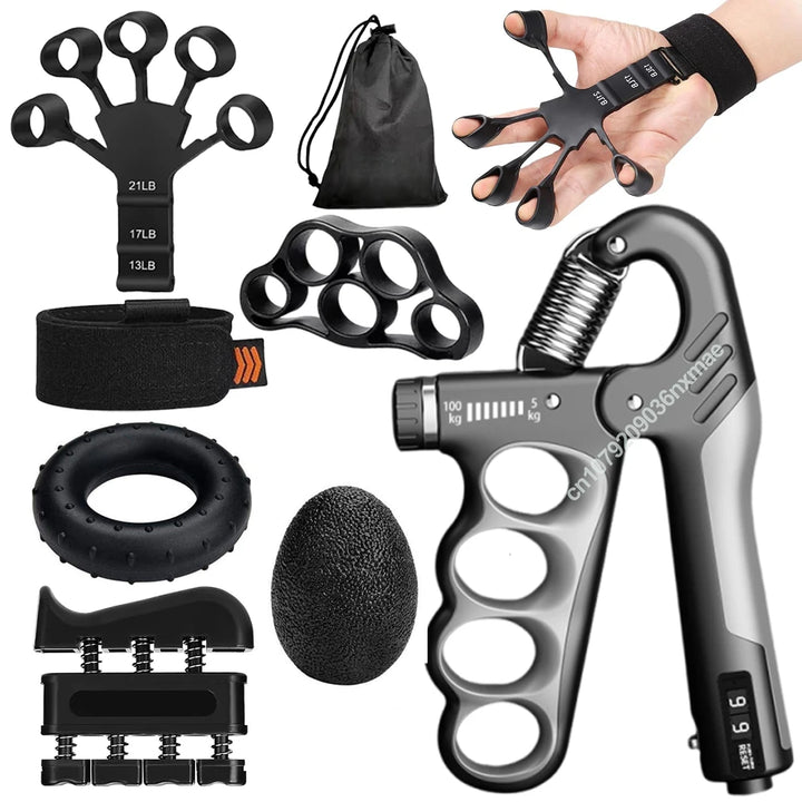 Adjustable Hand Gripper 5-100kg – Wrist & Finger Strengthener for Fitness