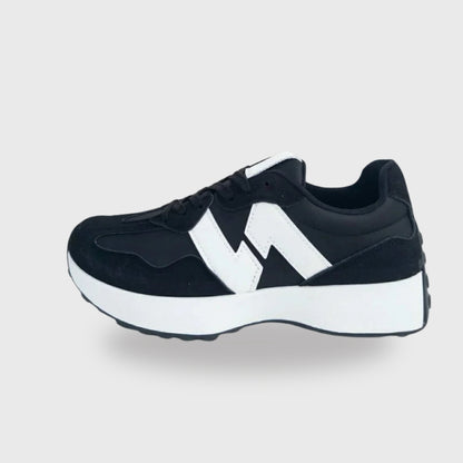 Sneaker Bo zwart-wit