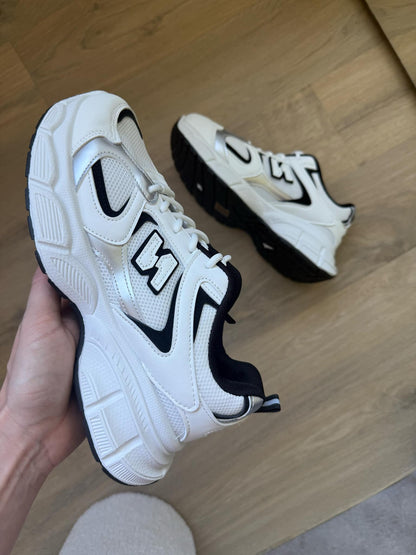 Sneaker Elva zwart- wit