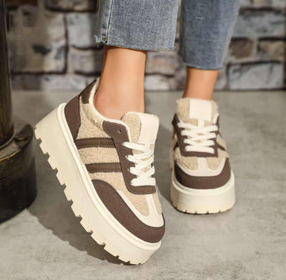 Sneaker Selin bruin/beige